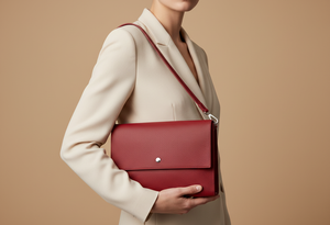 Faux Leather Envelope Bag
