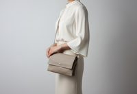 Faux Leather Envelope Bag