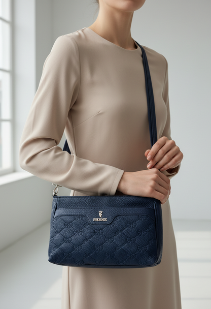 Faux Leather Cross Body Bag