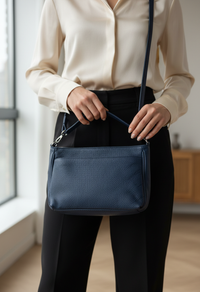 Faux Leather Cross Body Bag