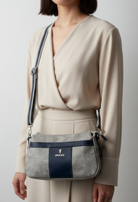 Multi Zip Cross Body Bag