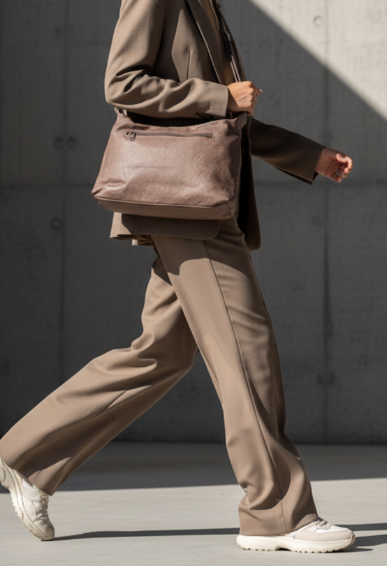 Multi Zip Cross Body Bag