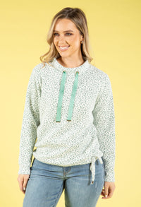 Souffle Knit Mini Leopard Top