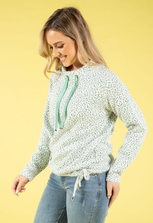 Souffle Knit Mini Leopard Top