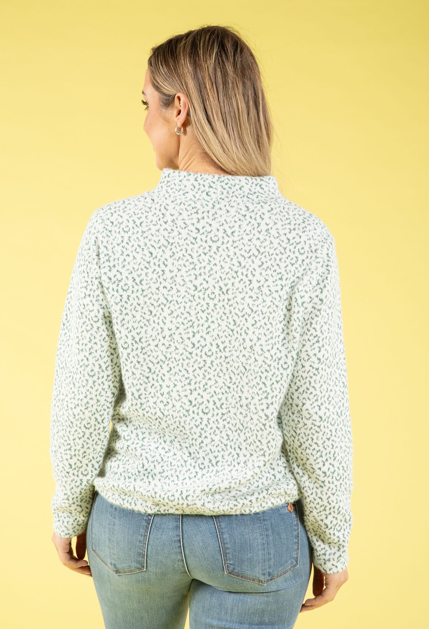 Souffle Knit Mini Leopard Top