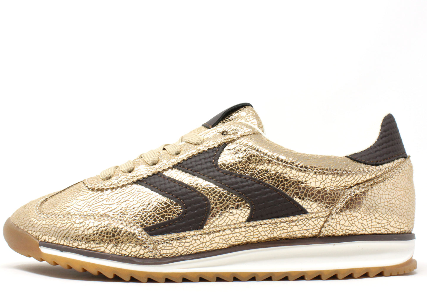 Metallic Contrast Trainers