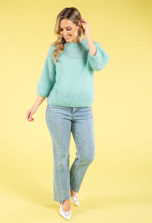 Fluffy Mohair Knit Jumper