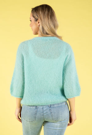 Fluffy Mohair Knit Jumper