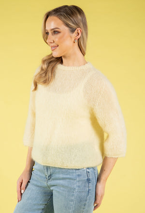 Fluffy Mohair Knit Jumper