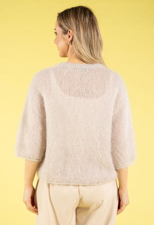 Fluffy Mohair Knit Jumper