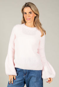 Balloon Sleeve Knit Jumper