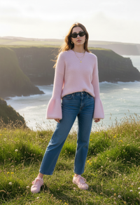 Balloon Sleeve Knit Jumper