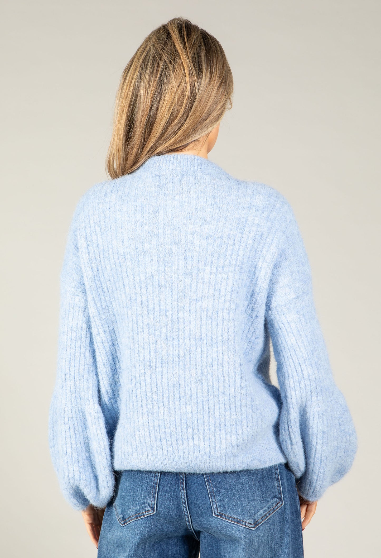 Balloon Sleeve Knit Jumper