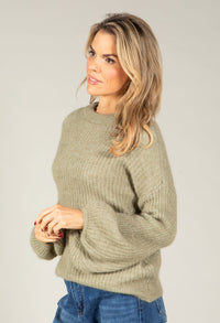 Balloon Sleeve Knit Jumper