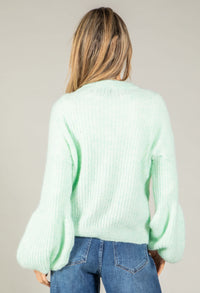 Balloon Sleeve Knit Jumper