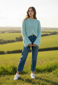 Balloon Sleeve Knit Jumper