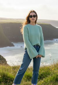 Balloon Sleeve Knit Jumper