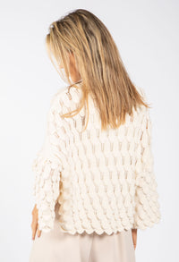 Scalloped Hem Knit Jumper