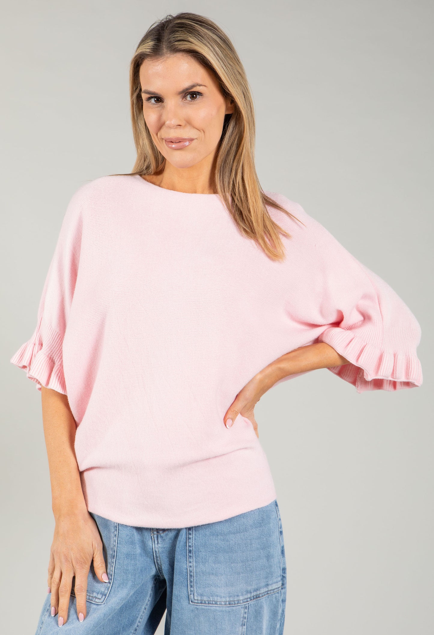 Romy Batwing Sleeve Soft Touch Knit