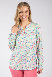 Boni Bouquet Ditsy Print Blouse