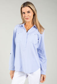 Relaxed Pin Stripe Shirt