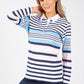 Striped Polo Top
