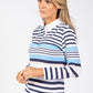 Striped Polo Top