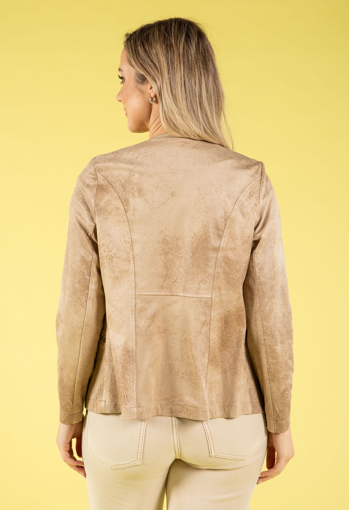 Vintage Leather Look Jacket