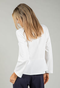 Vonel Textured Peplum Jacket