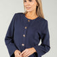 Vonel Textured Peplum Jacket