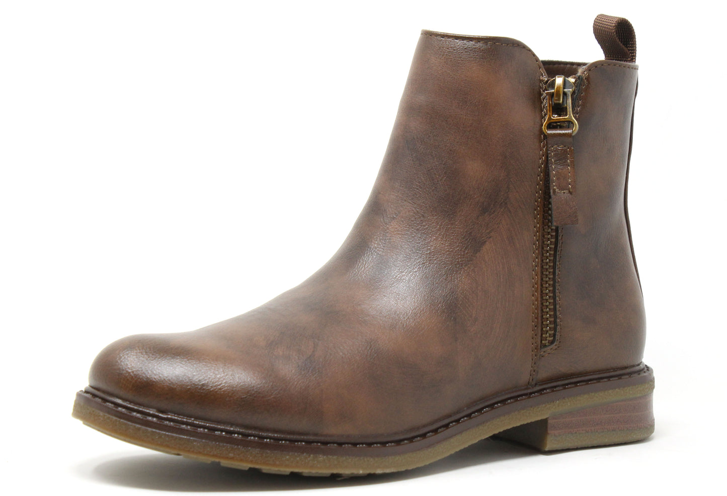 Zip-Up Chelsea Boot