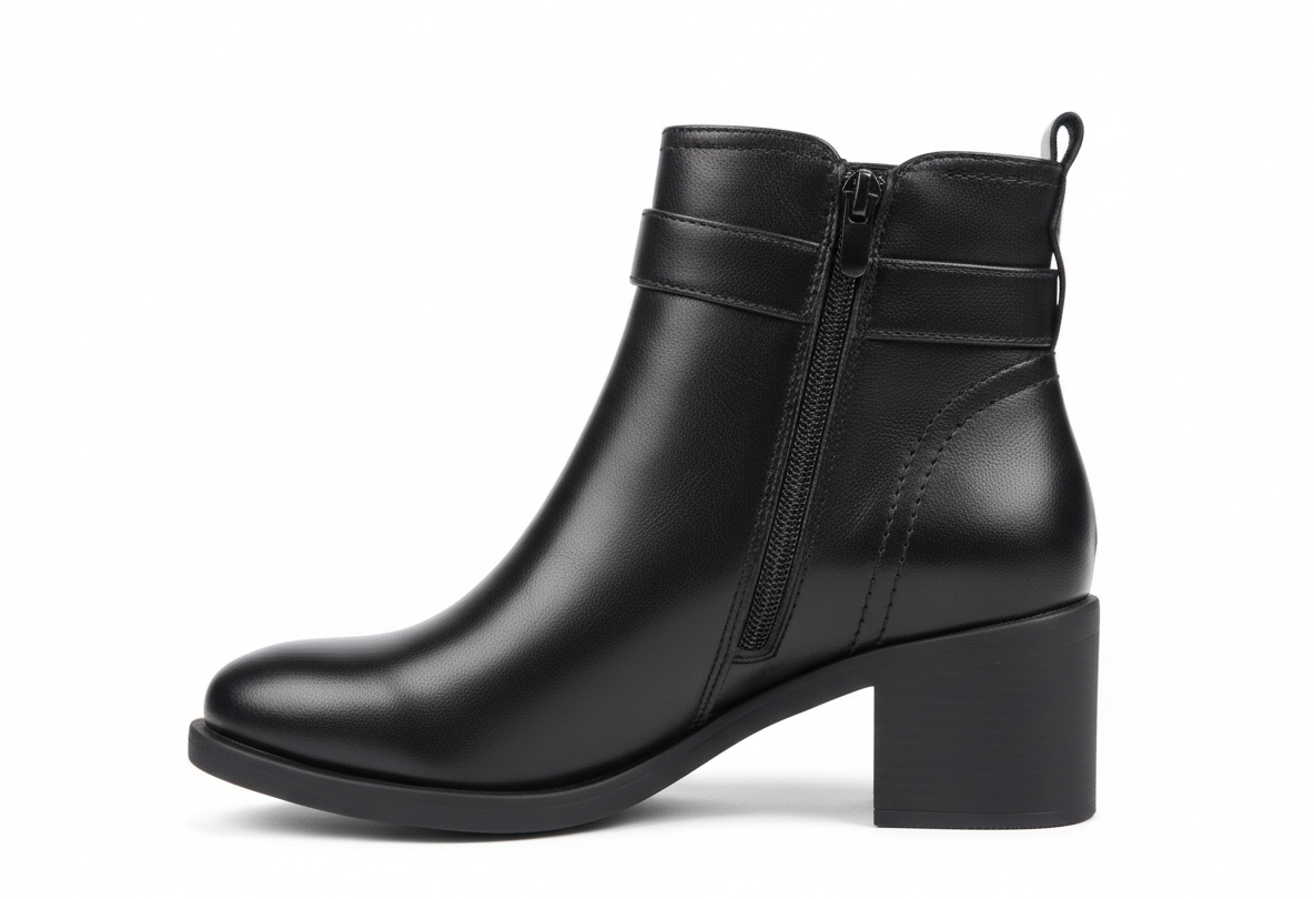 Buckle Detail Ankle Boot