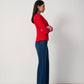 Wide-leg Stretch Jeans