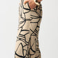 Abstract Mid-Rise Trousers