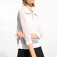 Zipper Closure Relaxed Fit Pullover