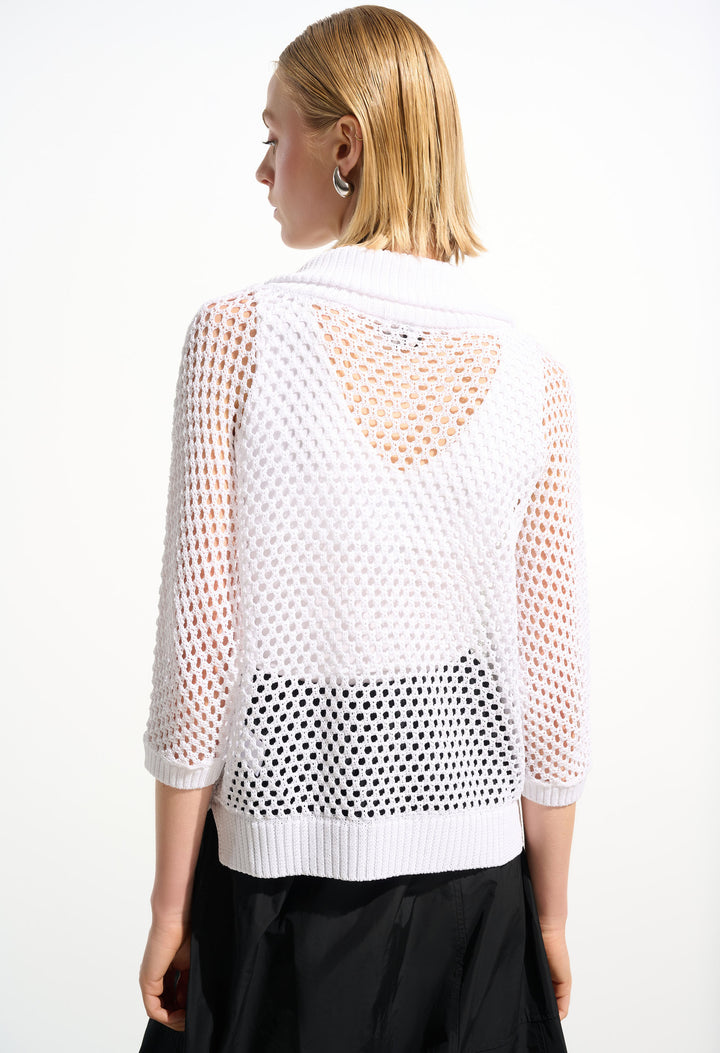 Zipper Closure Relaxed Fit Pullover