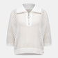 Zipper Closure Relaxed Fit Pullover