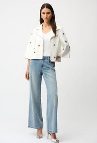 Collared Zipper Casual Jacket