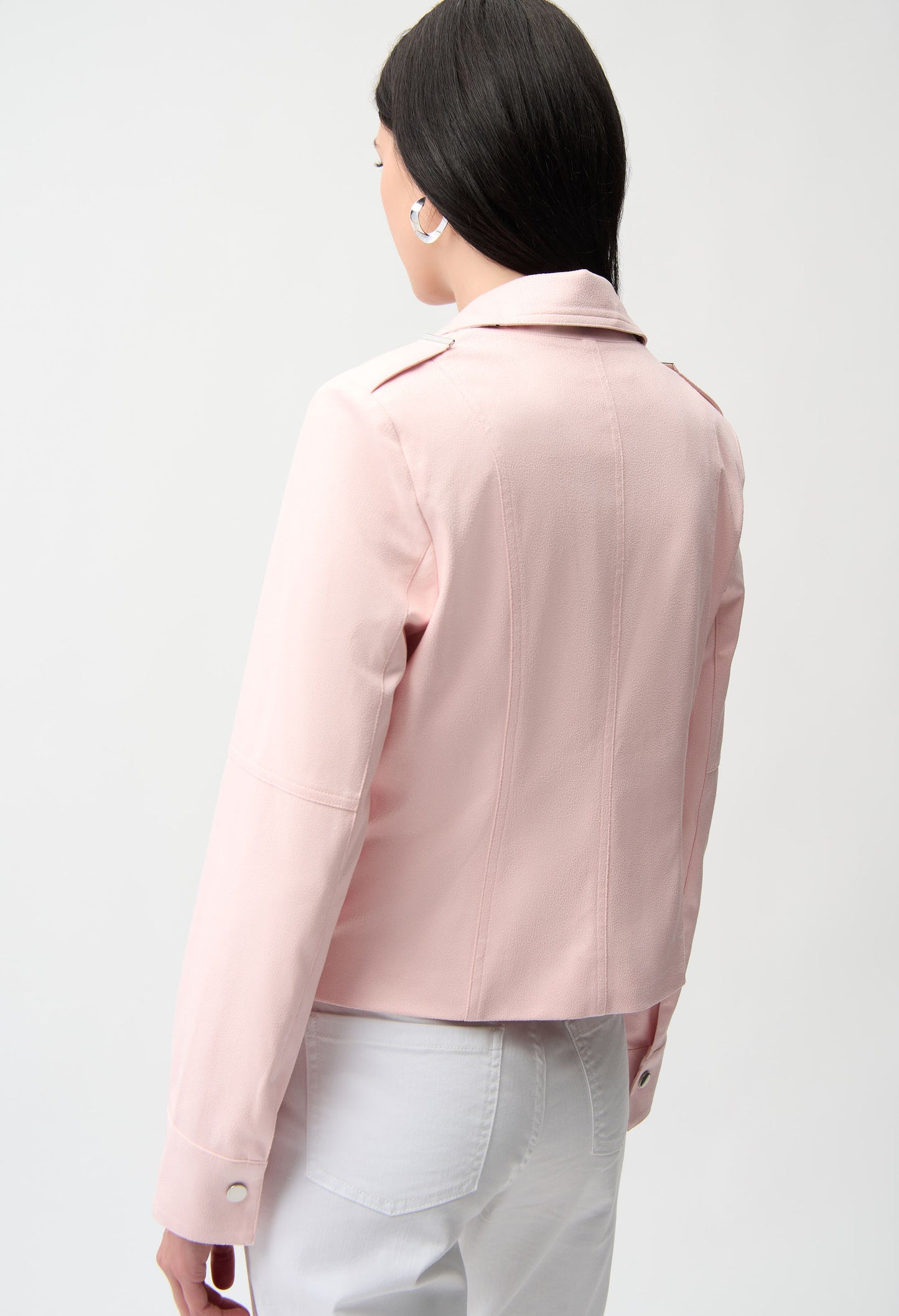 Zipper Closure Casual Jacket