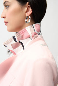 Zipper Closure Casual Jacket