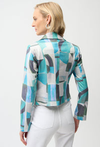 Edgy Biker Jacket With Zipper