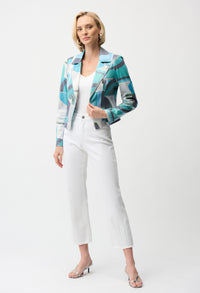 Edgy Biker Jacket With Zipper