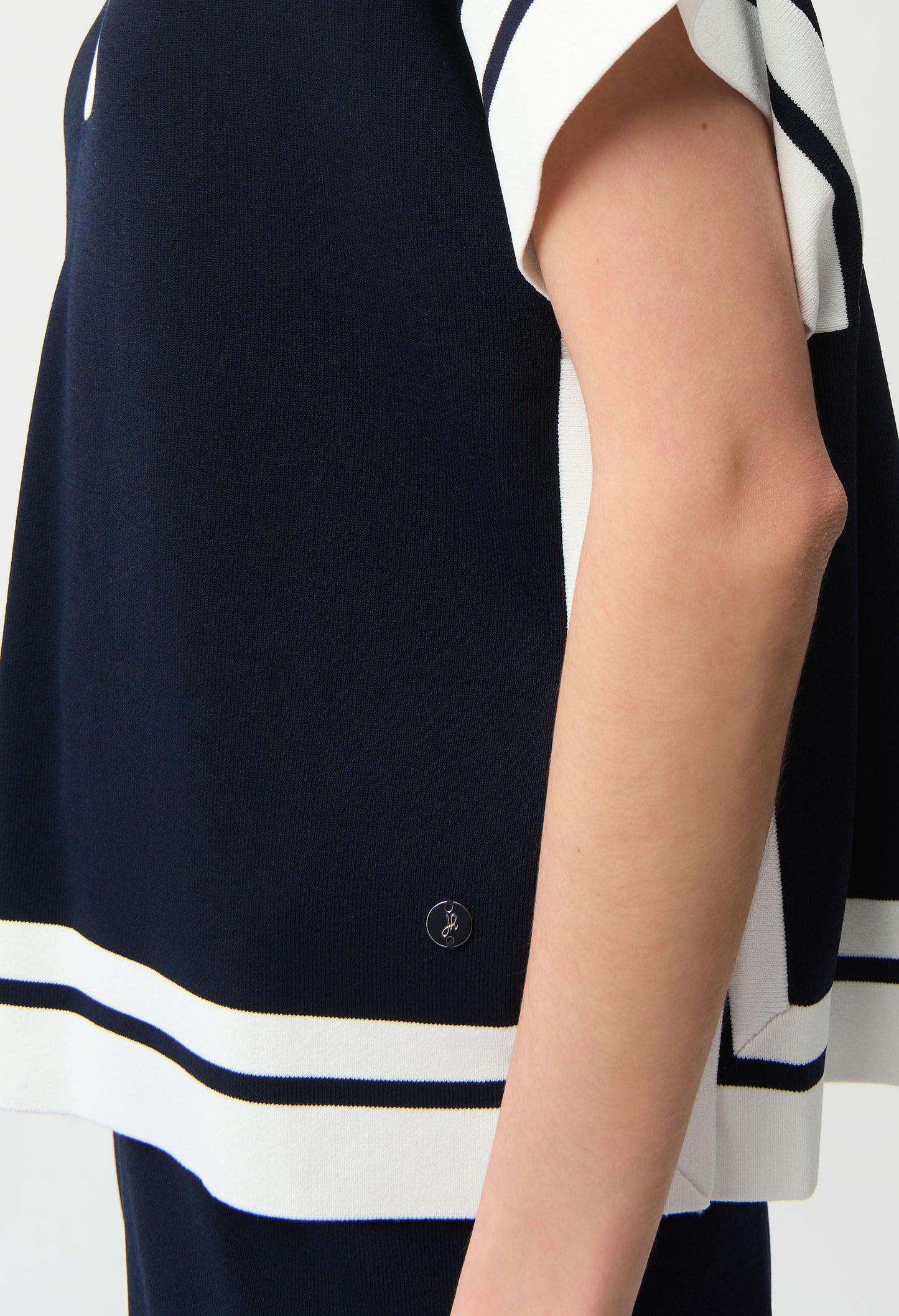 Striped Casual V-neck Pullover