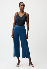 High-waisted Cropped Jeans