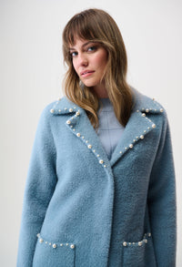 Single-breasted Pearl Coat