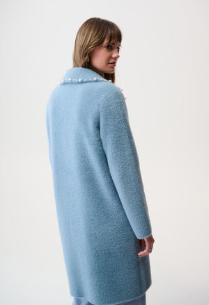 Single-breasted Pearl Coat