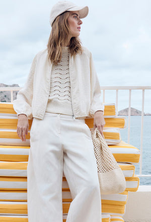 Pydra Summery knitted top