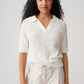Posilly Short sleeve Boucle knit top