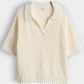 Posilly Short sleeve Boucle knit top