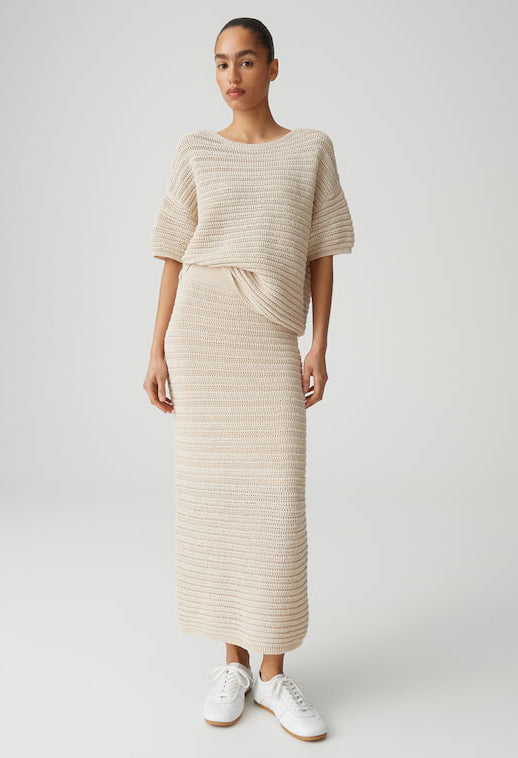 Renisa Breath Long pencil skirt